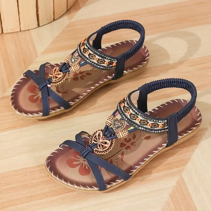 Colella | Sandali stile Ibiza – leggerezza, strass e comfort per tutta la giornata
