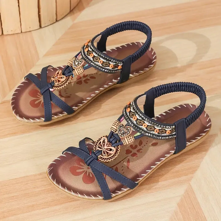 Colella | Sandali stile Ibiza – leggerezza, strass e comfort per tutta la giornata