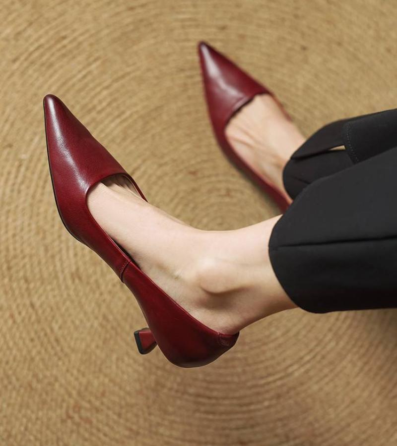 Aeris | Décolleté in Vera Pelle