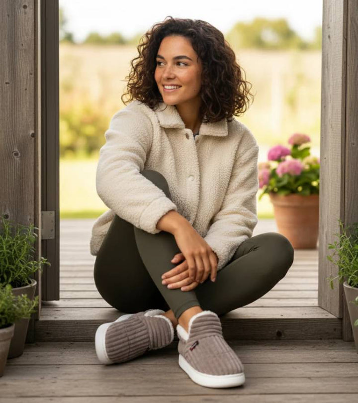 Nuvole™ | Pantofole Calde Antiscivolo Unisex per l’Inverno