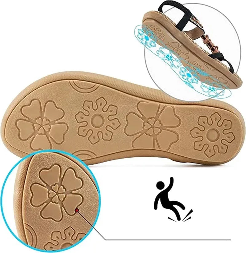 Colella | Sandali stile Ibiza – leggerezza, strass e comfort per tutta la giornata