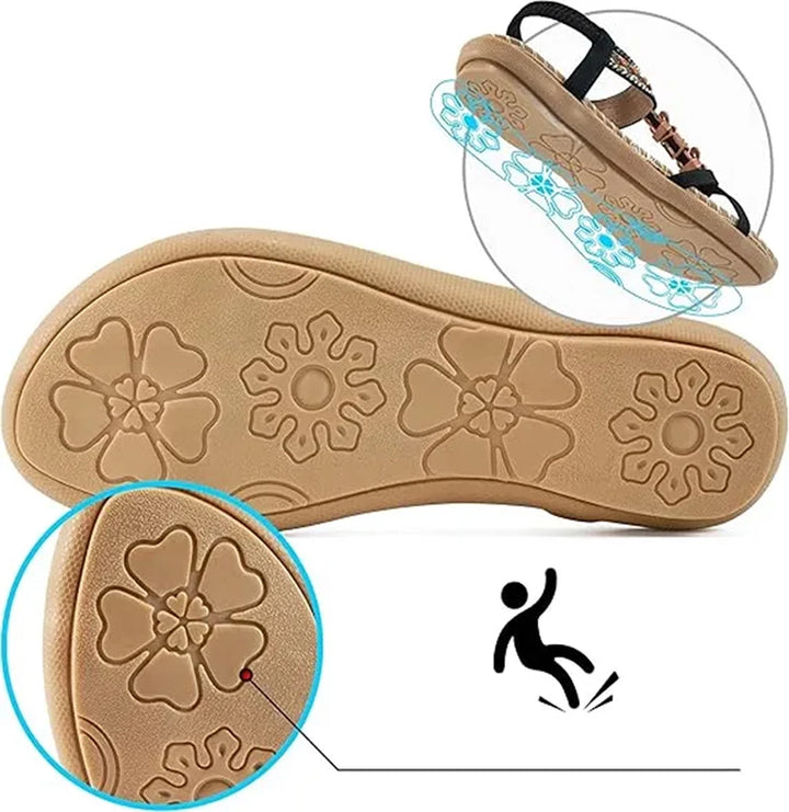 Colella | Sandali stile Ibiza – leggerezza, strass e comfort per tutta la giornata
