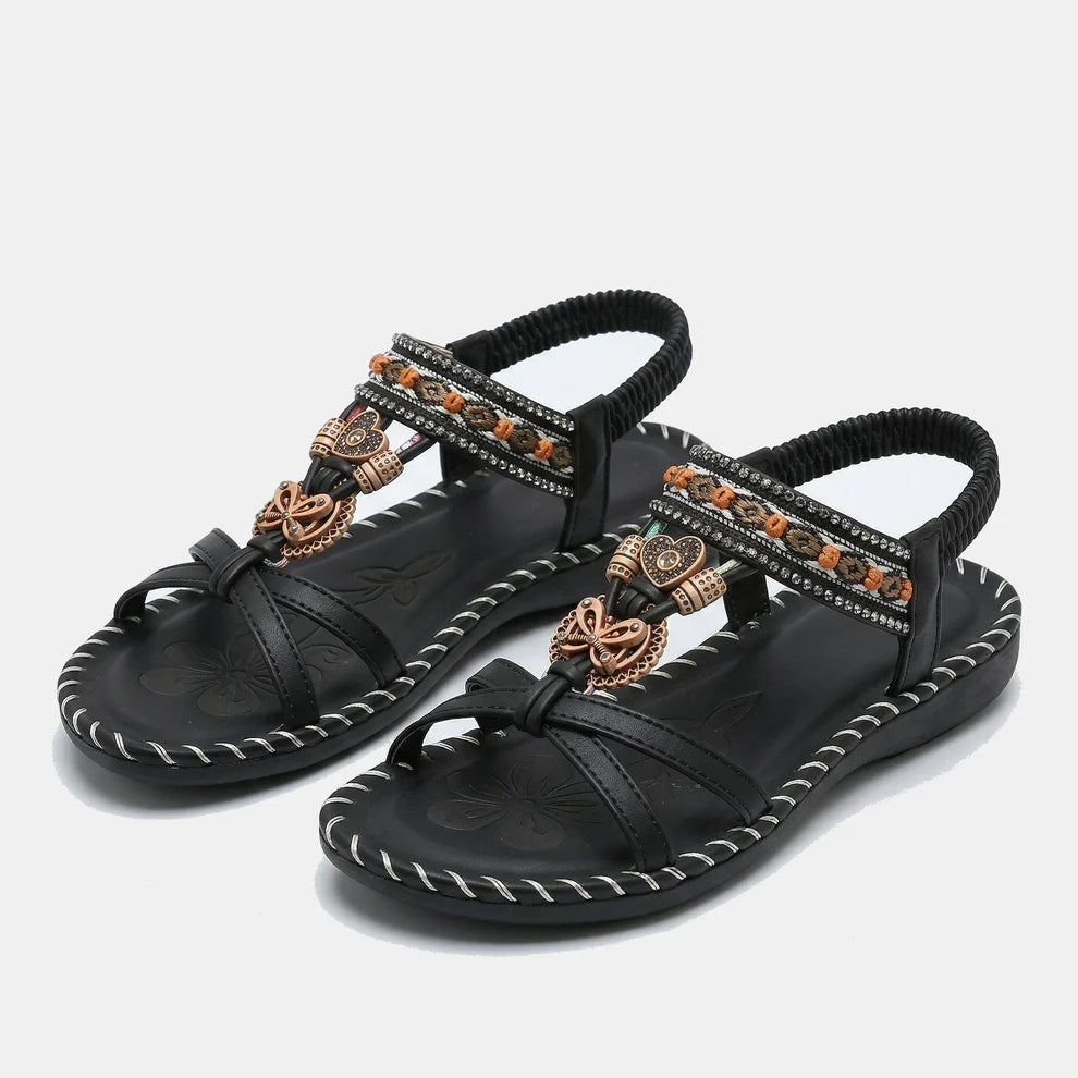 Colella | Sandali stile Ibiza – leggerezza, strass e comfort per tutta la giornata