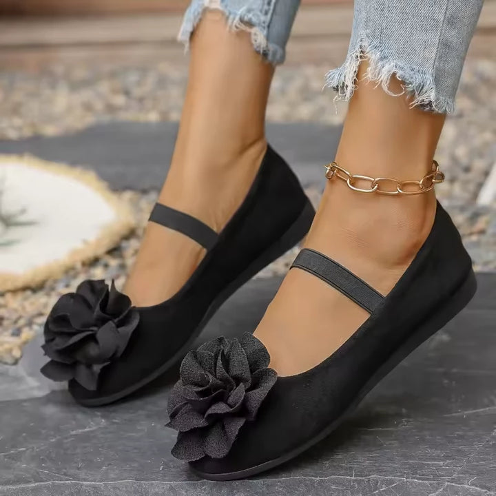 Fleuria | Ballerine comfort con elegante dettaglio floreale