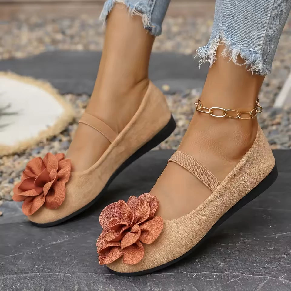 Fleuria | Ballerine comfort con elegante dettaglio floreale