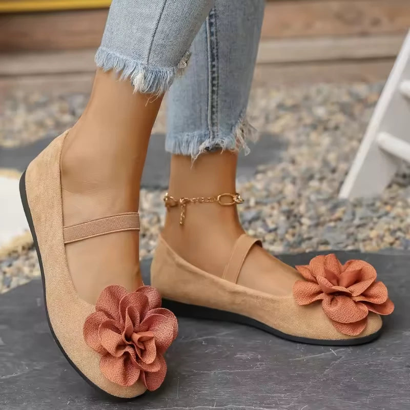 Fleuria | Ballerine comfort con elegante dettaglio floreale