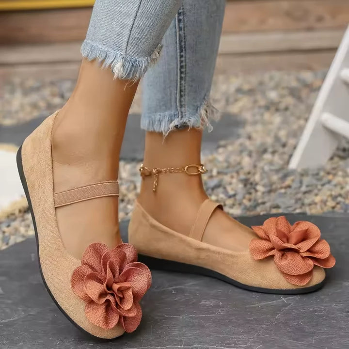 Fleuria | Ballerine comfort con elegante dettaglio floreale