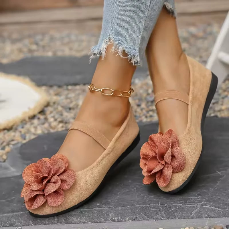 Fleuria | Ballerine comfort con elegante dettaglio floreale