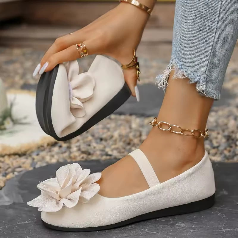 Fleuria | Ballerine comfort con elegante dettaglio floreale