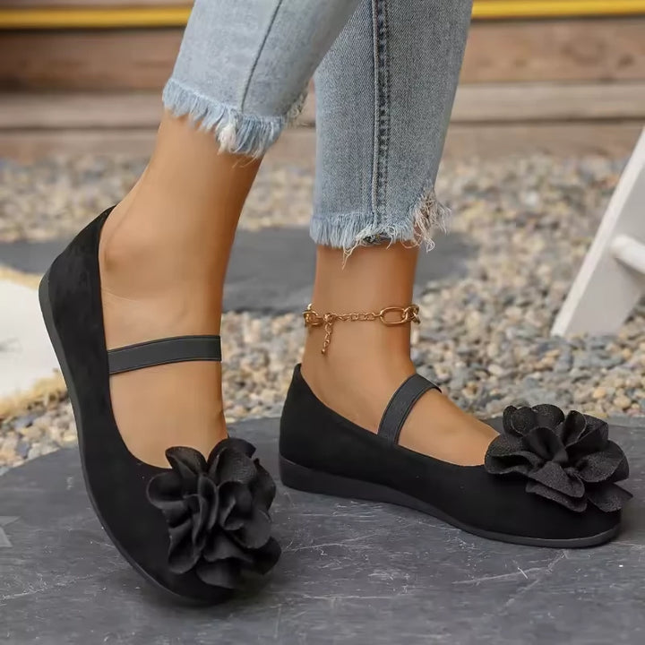 Fleuria | Ballerine comfort con elegante dettaglio floreale