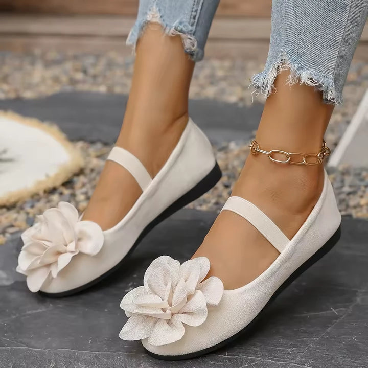 Fleuria | Ballerine comfort con elegante dettaglio floreale